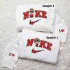 Helen Parr and Bob Parr Embroidered Couples Shirts