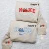 McQueen and Sally Cars Embroidered Shirt, Disney Couple Embroidered Hoodie, Best Couple Embroidered Sweatshirt