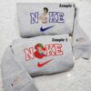 Ariel and Prince Eric Embroidered Shirts, Disney Characters Embroidered Sweatshirts, Couple Embroidered Hoodies