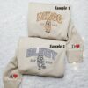 Bingo and Bluey Est 2018 Embroidered Shirts, Cartoon Embroidered Sweatshirts, Couple Embroidered Hoodies
