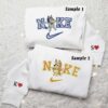 Bluey and Bingo Embroidered Sweatshirts, Cartoon Embroidered Shirts, Couple Embroidered Hoodies