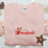 Dewey Duck Devil Embroidered Shirt, Disneyland Embroidered Sweatshirt, Halloween Embroidered Hoodie