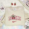 Baby Yoda Drink Hot Chocolate Christmas Embroidered Shirt, Movie Embroidered Sweatshirt, Unique Christmas Gift Ideas