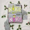 Grinch And Cindy Lou Christmas Embroidered Couples Shirts, Movie Embroidered Hoodie, Christmas Embroidered Sweatshirt